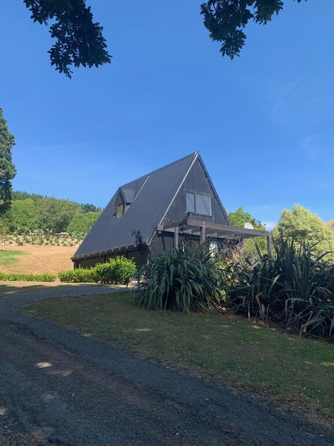 The A-frame Rural Retreat, Port Levy - Accommodation New Zealand 0